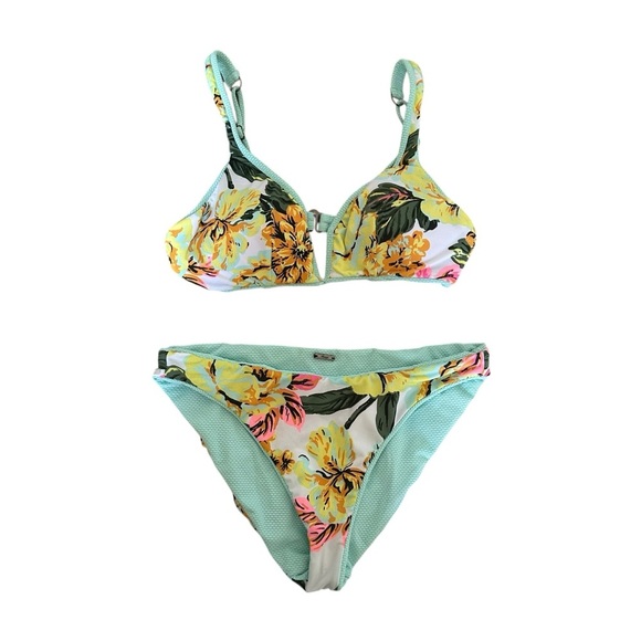Maaji Sea Glass Sublimity Reversible Bikini 2 Piece Set Size Medium - Picture 4 of 10
